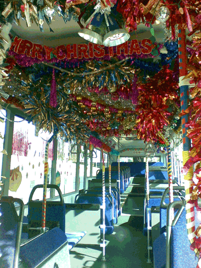 Party Christmas Bus